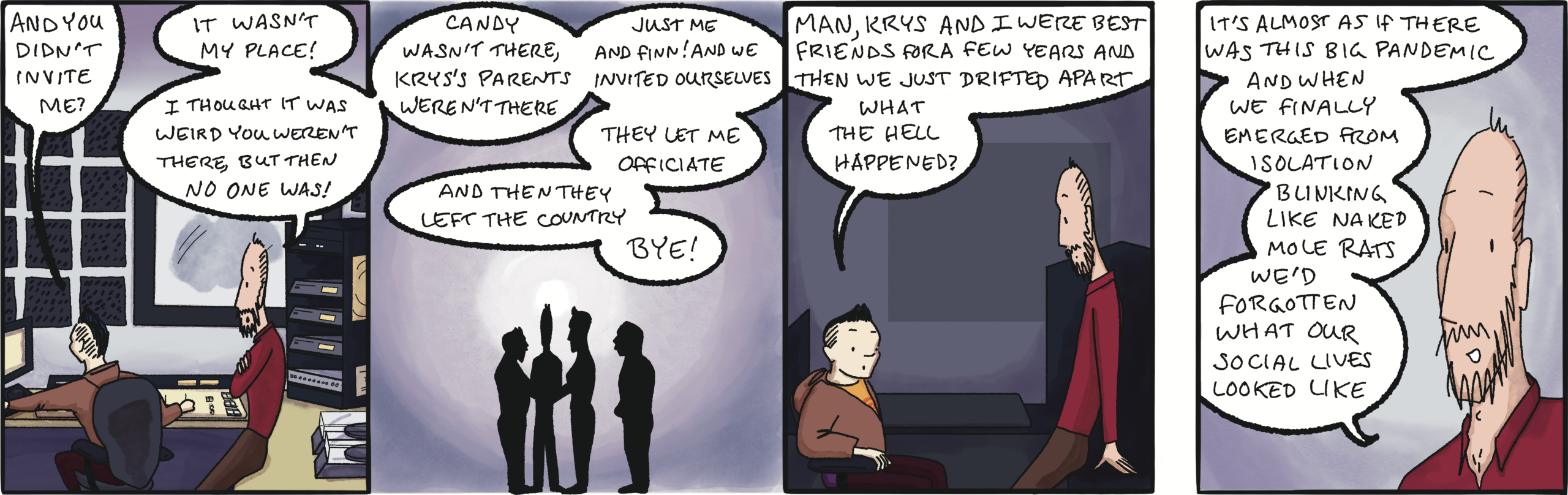 I don't know if naked mole rats can blink but I did look them up to make sure they at least have eyes. (They do! I don't recommend looking at pictures of them. Not to yuck anybody's yum, if that's your thing.)
